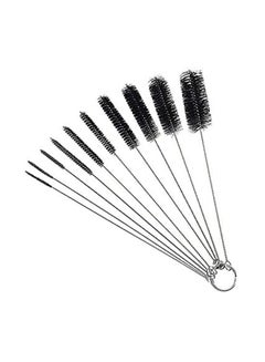 10-Piece Nylon Tube Brush Pipe Black 8.3x2x2inch - v1582963379/N35184750A_3