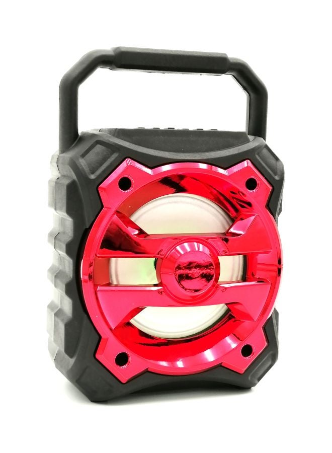 Portable Bluetooth Speaker Black/Red - Image 2