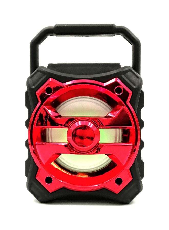 Portable Bluetooth Speaker Black/Red - Image 1