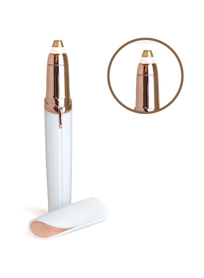 Mini Portable Painless Facial Hair Remover White 20x4x8cm - Image 3