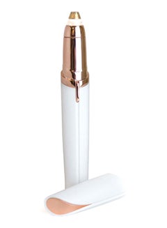 ماركة غير محددة أداة إزالة شعر الوجه بدون ألم بتصميم صغير محمول أبيض 20x4x8سم  - Image 1