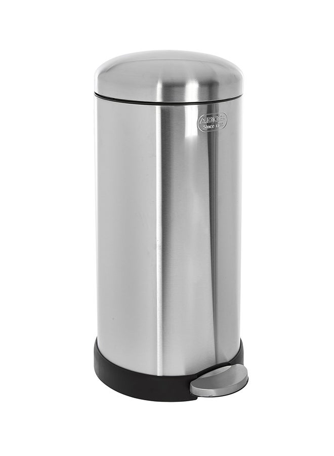Generic Stainless Steel Trash Can Silver 20Liters 
