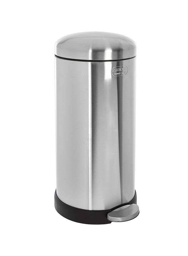 Stainless Steel Trash Can Silver 12Liters 