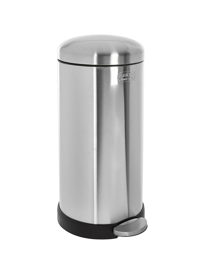 Generic Stainless Steel Trash Can Silver 20Liters 