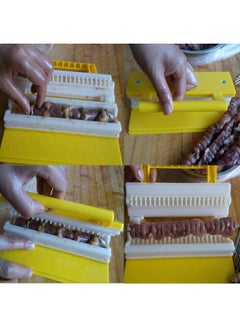 Generic BBQ Meat Skewer Tool Yellow/White 18cm  - Image 4
