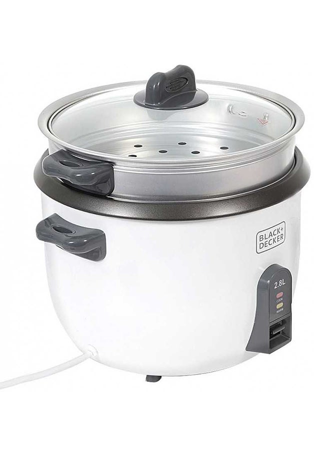 بلاك اند ديكر موقد طبخ الأرز الأوتوماتيكي بسعة 2.8 لتر 2.8 L 1100.0 W RC2850 أبيض/أسود/فضي  - Image 2