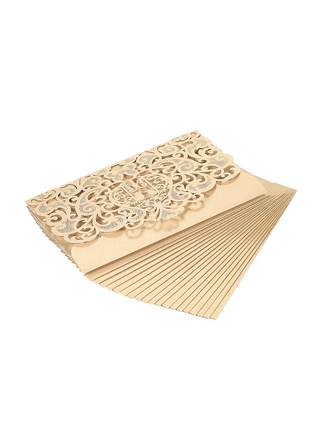 20-Piece Wedding Invitation Card Cover - Image 1