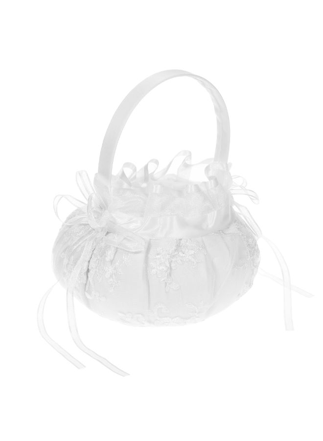 Generic 2-Piece Ring Bearer Pillow With Wedding Flower Basket - Image 2