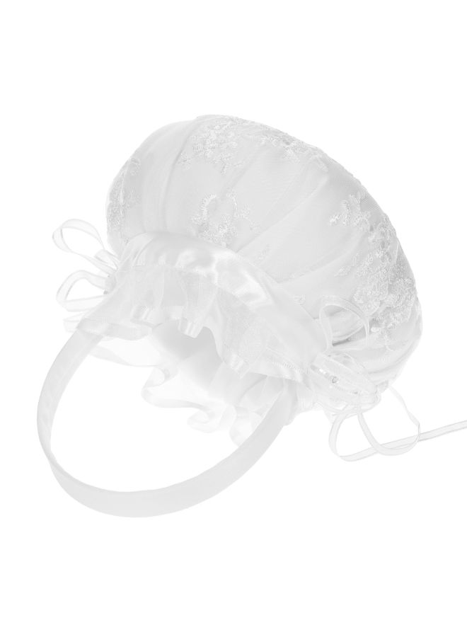 Generic 2-Piece Ring Bearer Pillow With Wedding Flower Basket - Image 3
