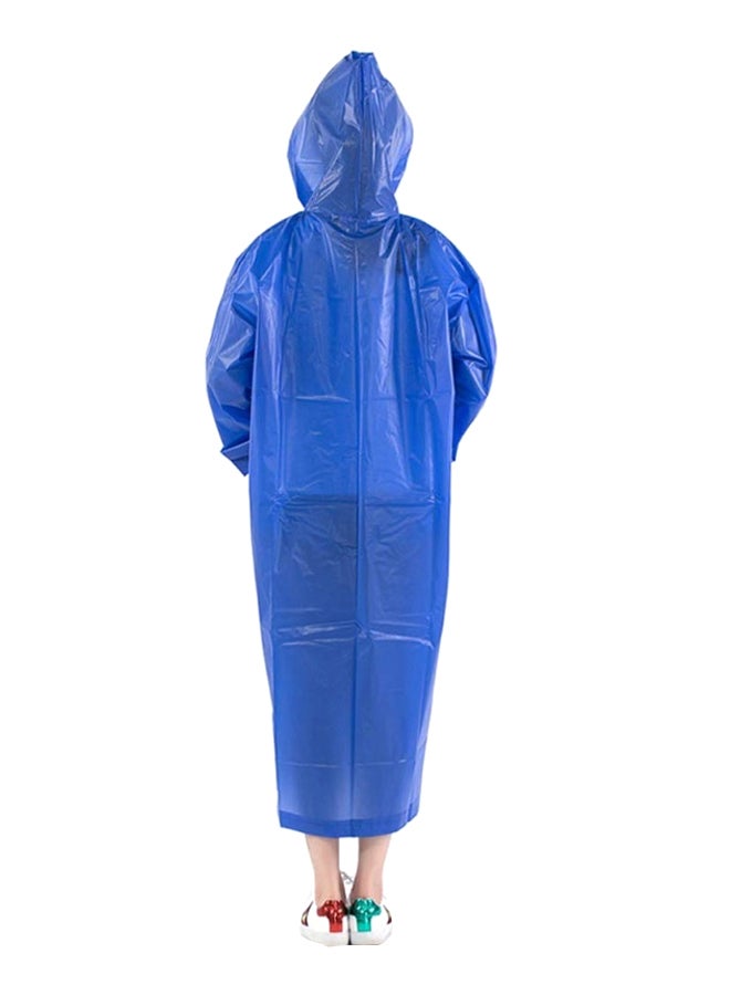 Portable Breathable Raincoat With Hood Sleeves - Image 2