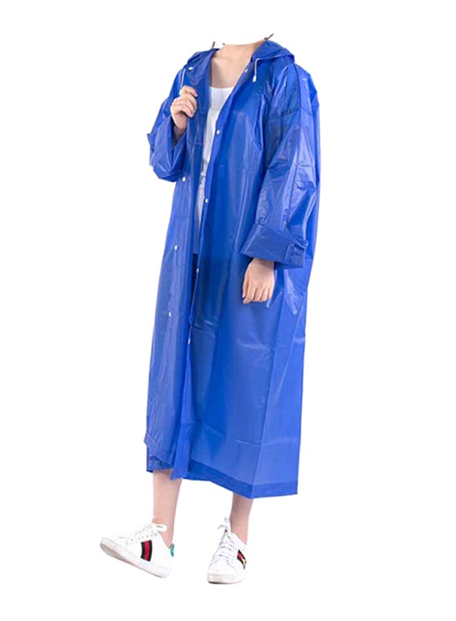Portable Breathable Raincoat With Hood Sleeves - Image 1