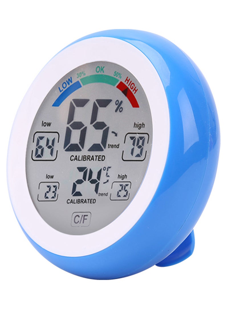 Digital Touch Screen Temperature And Humidity Meter Blue/Grey/White - v1582991308/N35107841A_1