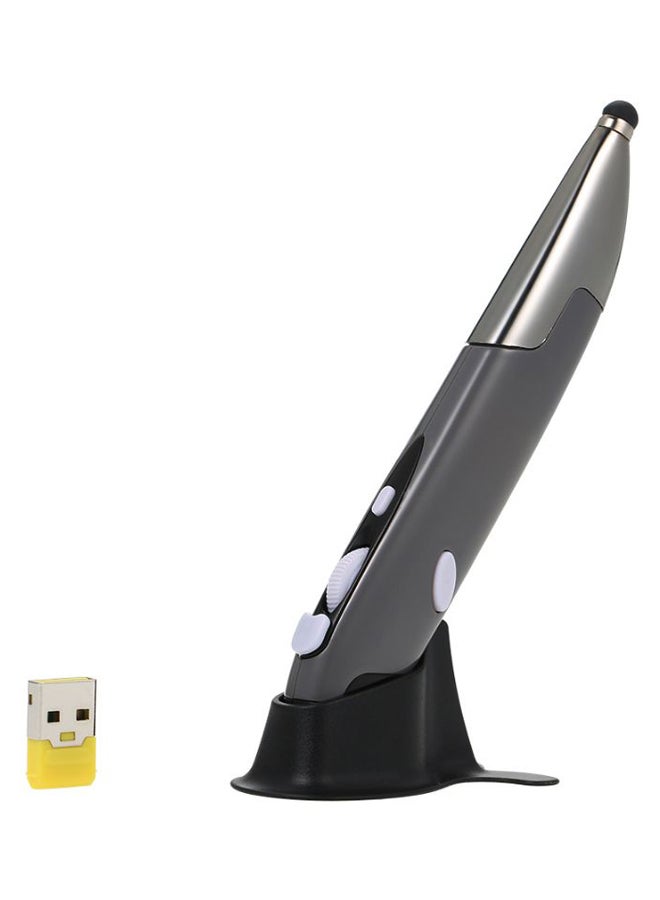 Optical Touch Pen Mouse With Web Scrolling Grey/Black - Image 1
