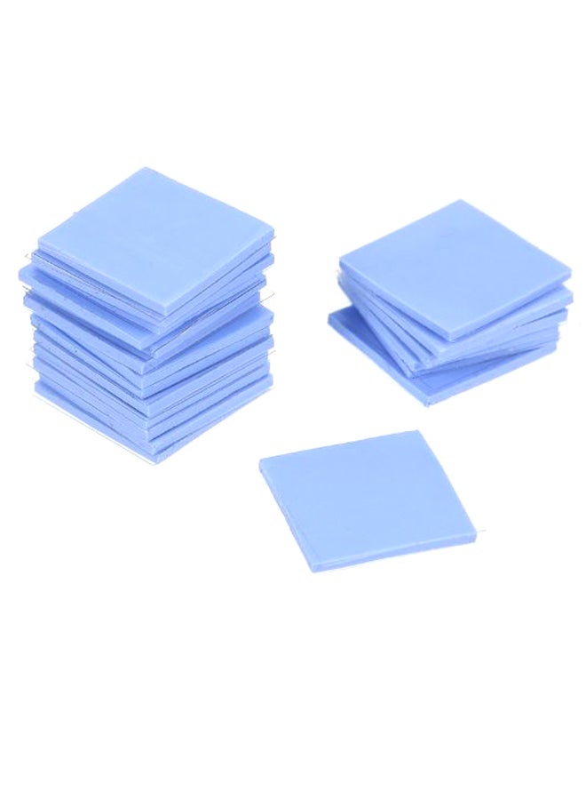 Generic 20-Piece Heat Dissipation Cooling Gel Pad Set For Graphics Card Northbridge Blue  - Image 1