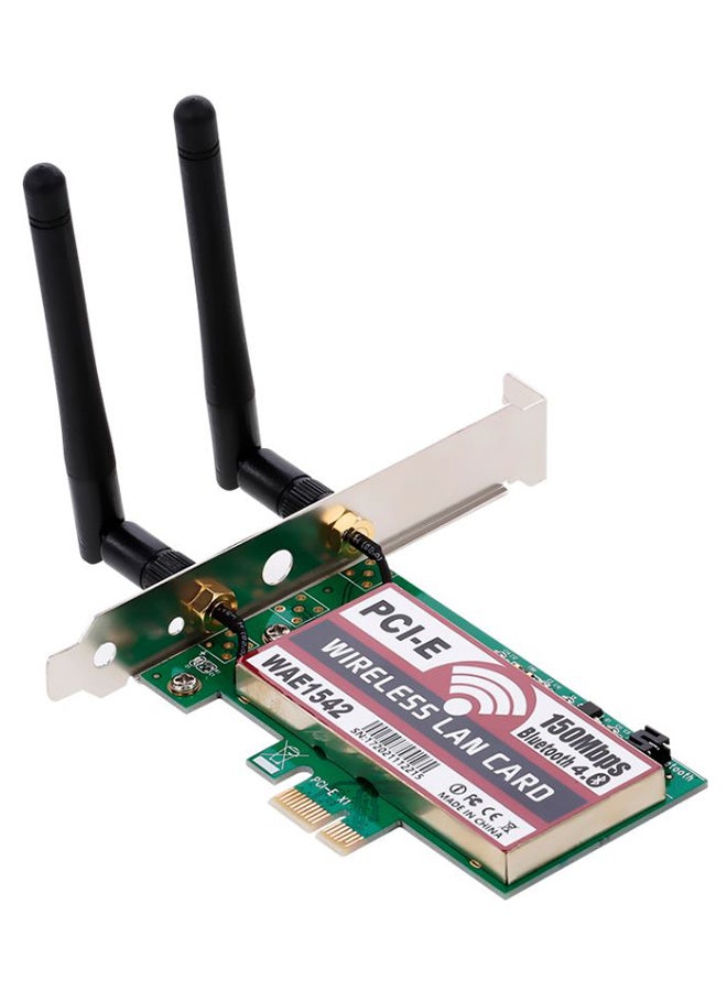Generic Bluetooth Wireless LAN Network Card With Antenna Multicolour  - Image 2