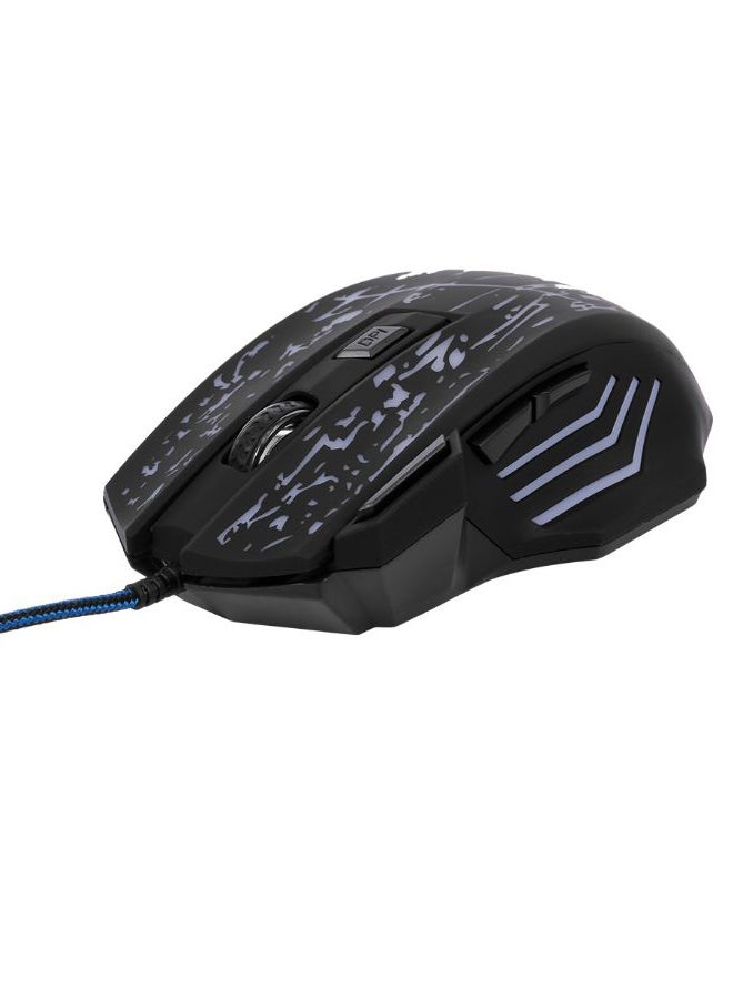 Professional Gaming Mouse With RGB Light Black  - Image 2