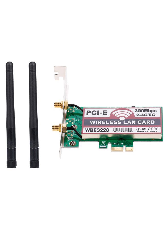 Generic Wireless LAN Network Card With Antenna Multicolour  - Image 2