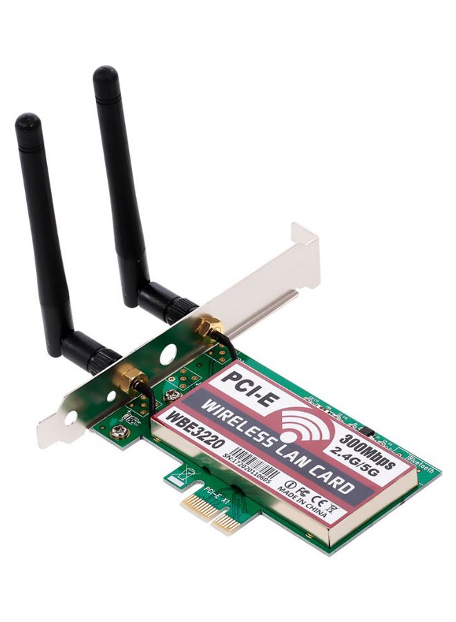 Generic Wireless LAN Network Card With Antenna Multicolour  - Image 1