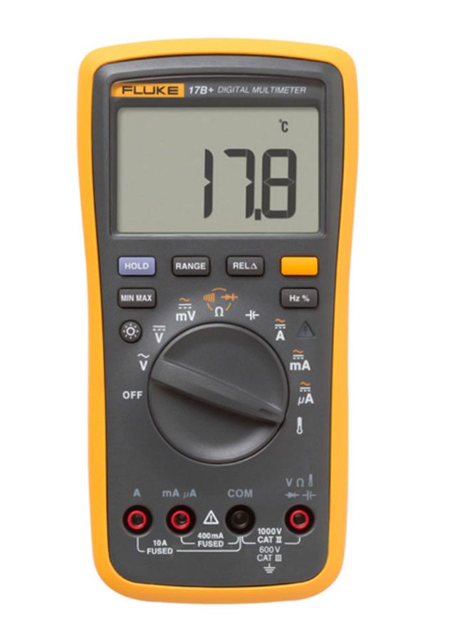 FLUKE - AC/DC Voltage Resistance Capacitance Universal Meter Orange & Black 20.8 x 5.5cm - Image 1