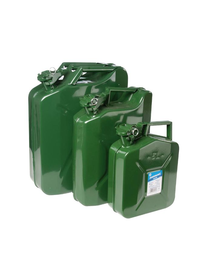 Silverline Jerry Can Green 10Liters  - Image 2