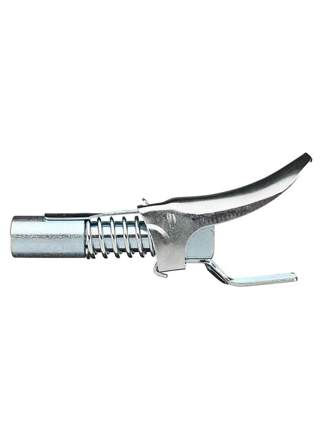 Generic - Double Handle Grease Filling Self-Locking Grease Mouth Silver 12.5 x 2.9centimeter - Image 1