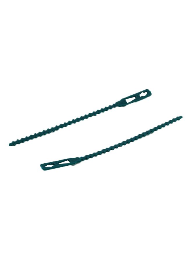 50-Piece Fish Bone Thorn Green Gardening Tie Garden Tool Green 15 x 2cm - Image 2