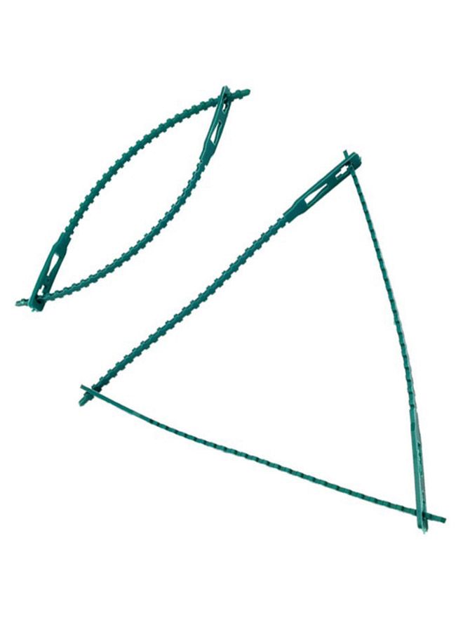 50-Piece Fish Bone Thorn Green Gardening Tie Garden Tool Green 15 x 2cm - Image 3
