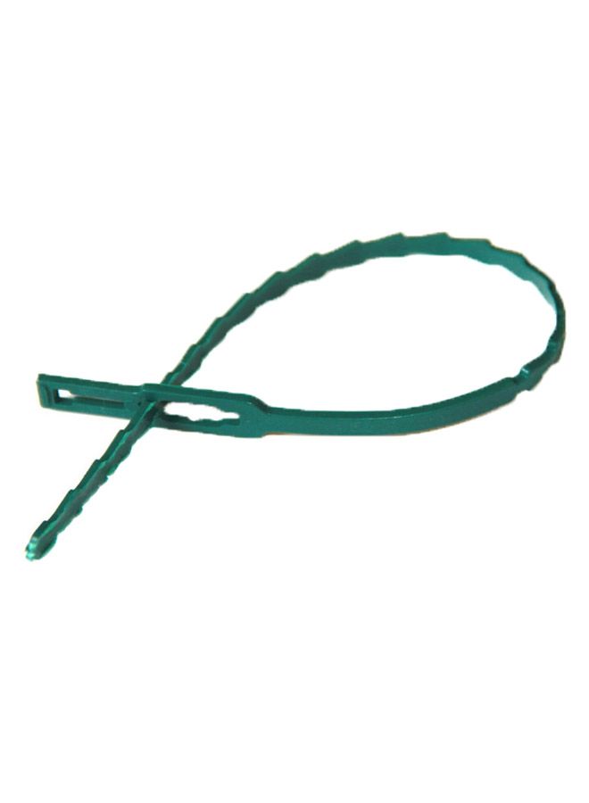 50-Piece Fish Bone Thorn Green Gardening Tie Garden Tool Green 15 x 2cm - Image 1