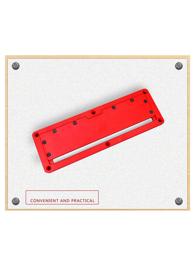 Aluminum Alloy Flip-Floor Table Special Embedded Cover Plate Adjustable Red 31 x 3cm  - Image 3