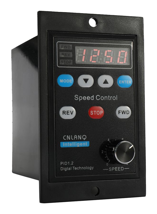 Digital Display Motor Speed Controller Motor Governor Soft Start Tools 220V AC 400W Black 12.2 x 8.5cm - Image 1