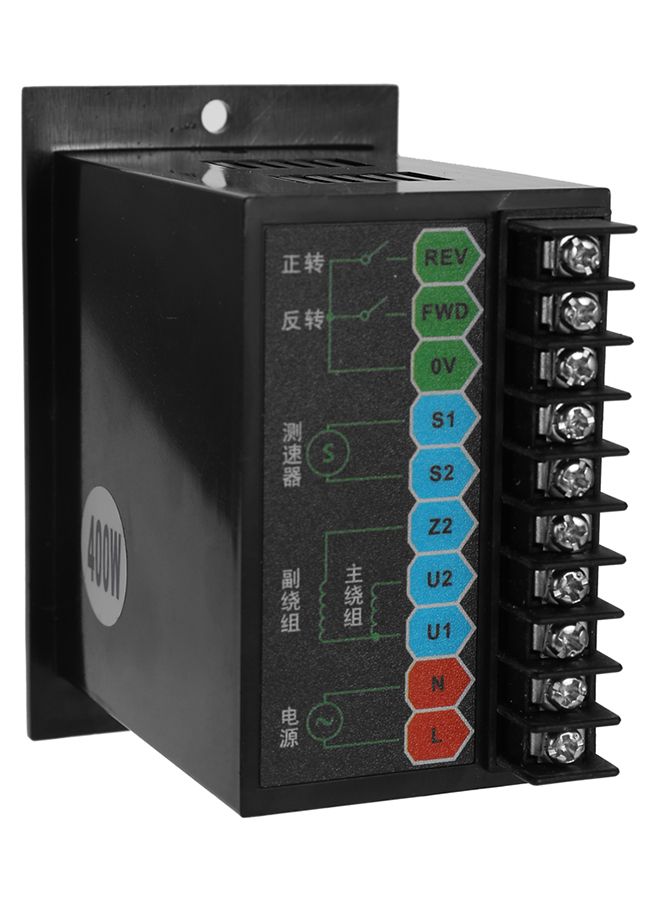 Digital Display Motor Speed Controller Motor Governor Soft Start Tools 220V AC 400W Black 12.2 x 8.5cm - Image 3