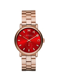مارك جاكوبس ساعة يد بعقارب وسوار من المعدن طراز Mbm3344 women  - Image 1