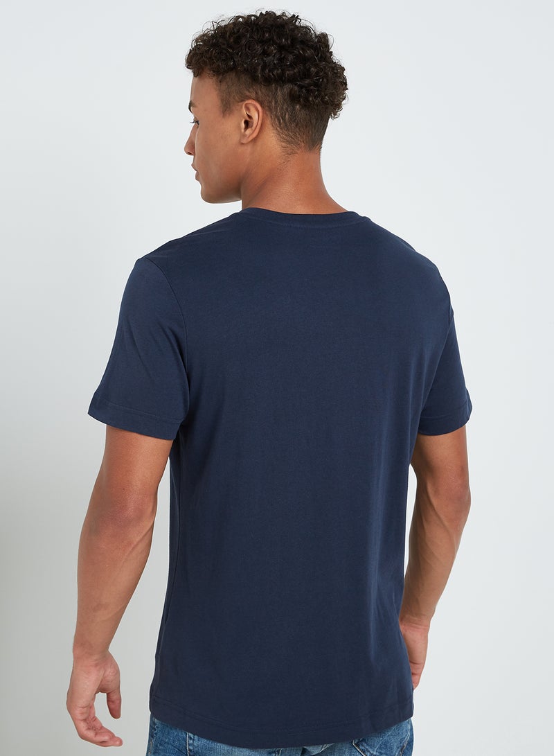 LOTTO L73 Logo Printed T-Shirt Blue  - Image 2