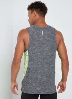 LOTTO Xride III Round Neck Tank Grey/Yellow  - Image 2