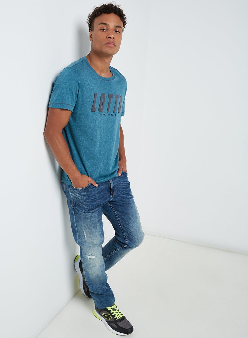 لوتو تيشيرت آرون III أزرق - Image 3
