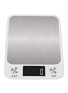 Digital LCD Kitchen Scale 15kg White 8.26x6.1x0.66inch - v1583067054/N34976303A_1