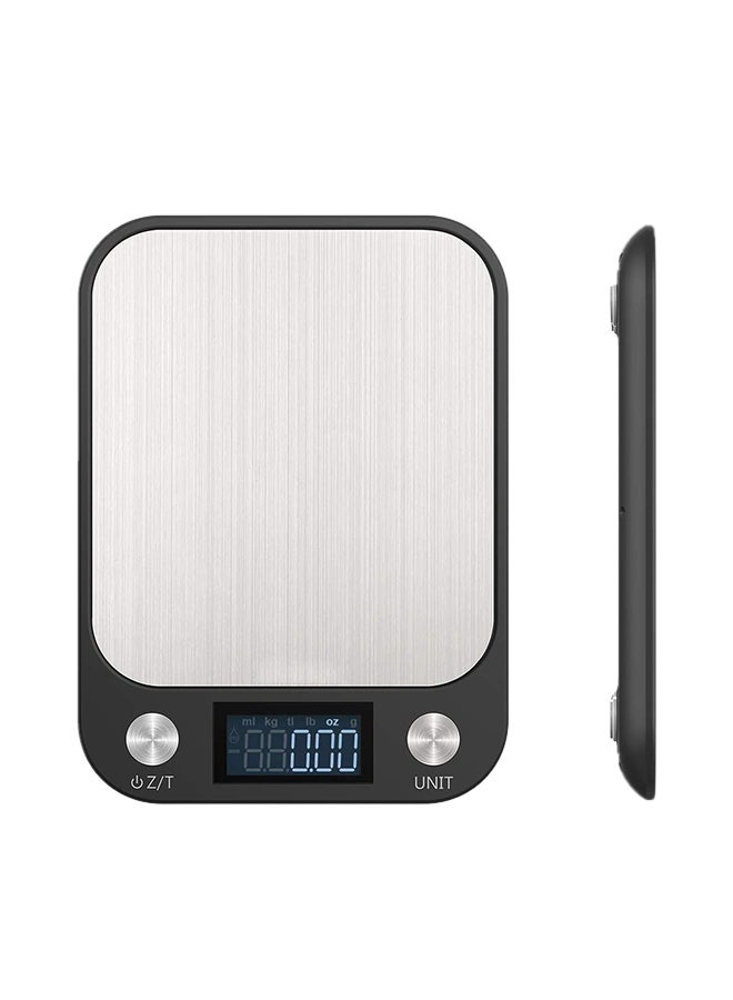Royal Polar Kitchen Scale Weighing Upto 5kgs Black 8.26x6.1x0.66inch  - Image 1