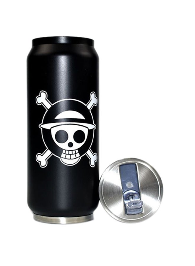 Beauenty Stainless Steel Water Bottle Black/White - Image 1