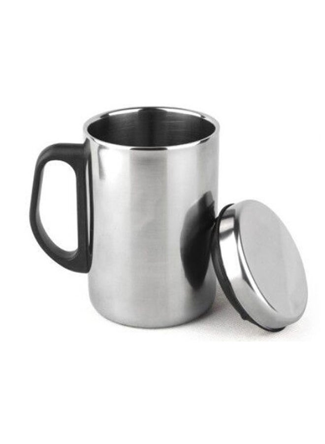 Beauenty Stainless Steel Double Wall Insulated Cup Thermo Mug Silver/Black  - Image 2