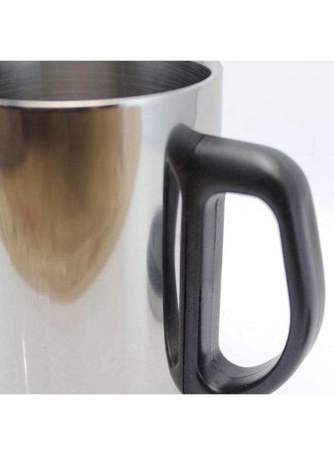 Beauenty Stainless Steel Double Wall Insulated Cup Thermo Mug Silver/Black  - Image 5