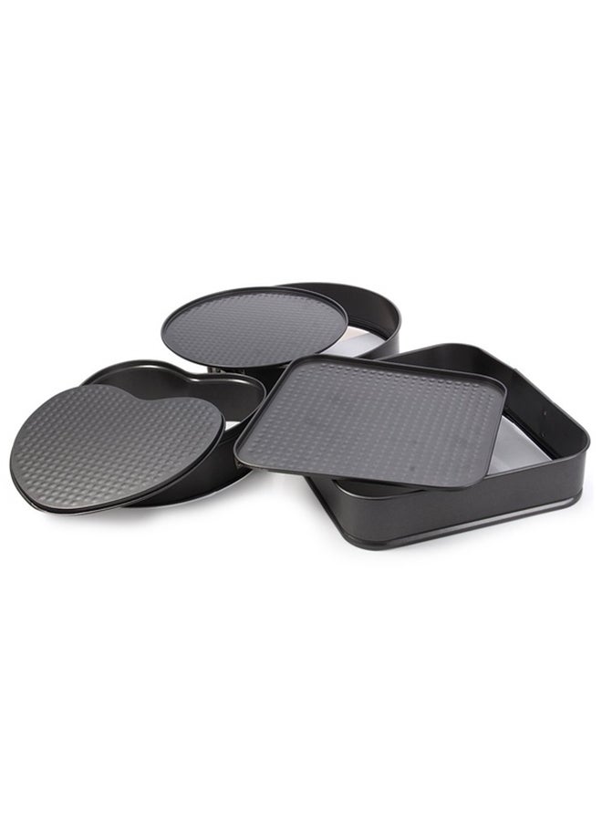 طقم قوالب كيك مكون من 3 قطع أسود 20X26X27سم - Image 2