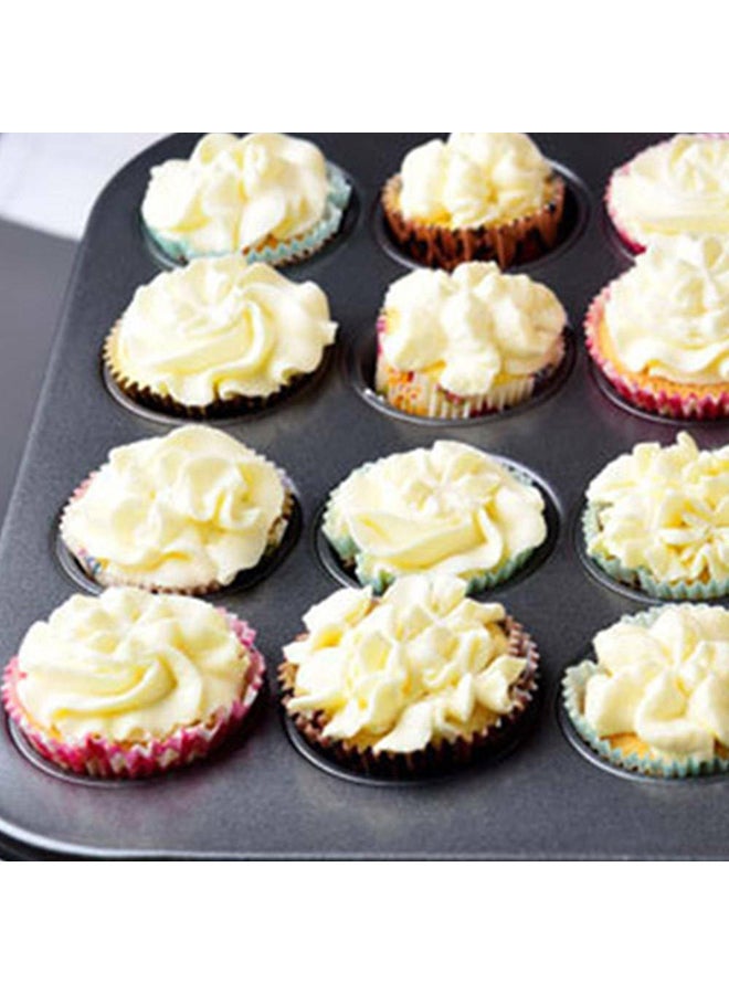 24 Grid Mini Cup Cake Mould Black 36X24cm - Image 2