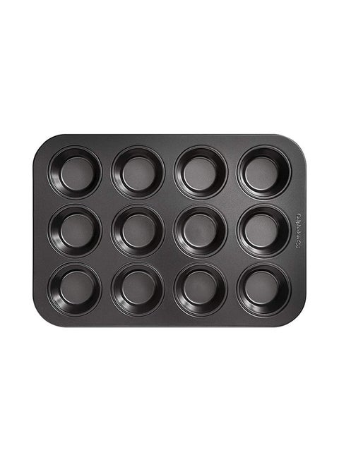 12 Grid Cup Cake Mould Grey 35X26cm