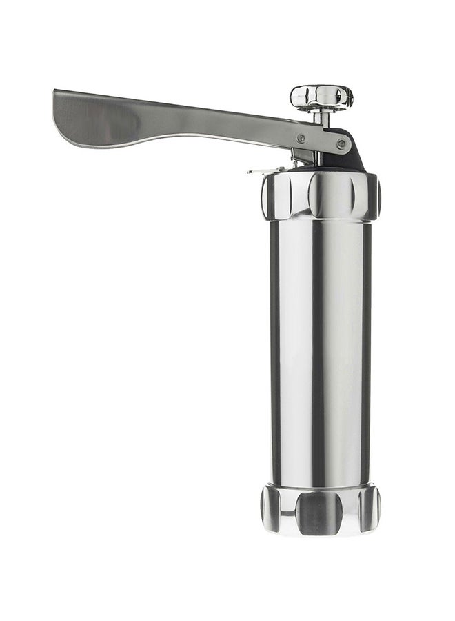 Master Chef 25-Piece Cookie Press And Icing Set Silver 31cm  - Image 1