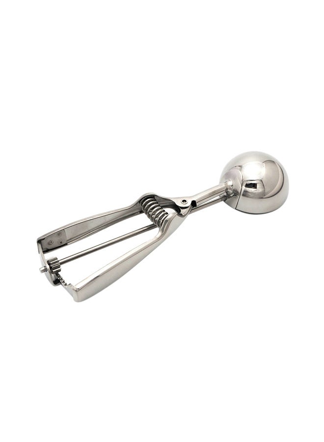 Stylish Steel Ice Cream Scoop Silver 23cm - Image 1