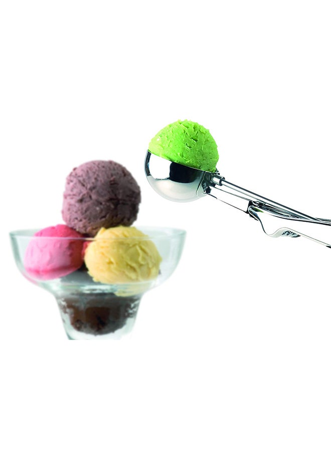 Stylish Steel Ice Cream Scoop Silver 23centimeter - Image 2
