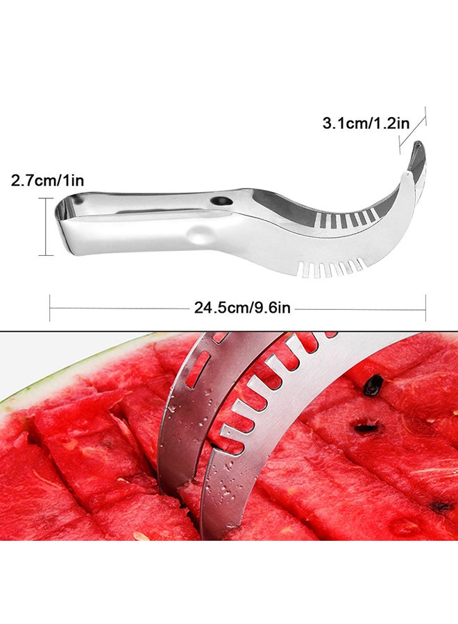 قطّاعة البطيخ فضي 25سم  - Image 3