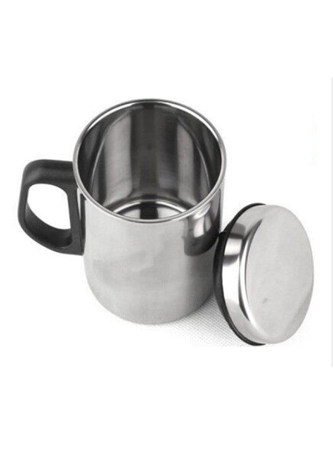 Beauenty Stainless Steel Double Wall Insulated Cup Thermo Mug Silver/Black  - Image 3