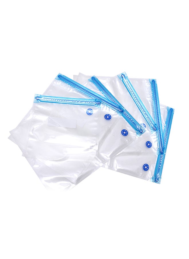 طقم أكياس تخزين طعام مفرغة من الهواء مكون من 5 قطع أبيض 22x5x17Ø³Ù†ØªÙŠÙ…ØªØ±  - Image 2