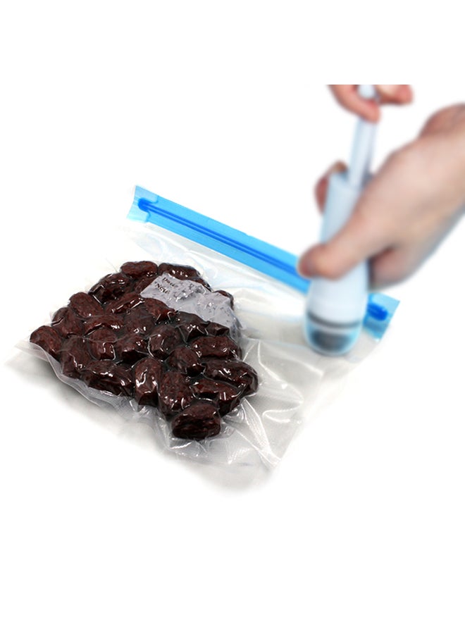 طقم أكياس تخزين طعام مفرغة من الهواء مكون من 5 قطع أبيض 22x5x17Ø³Ù†ØªÙŠÙ…ØªØ±  - Image 4
